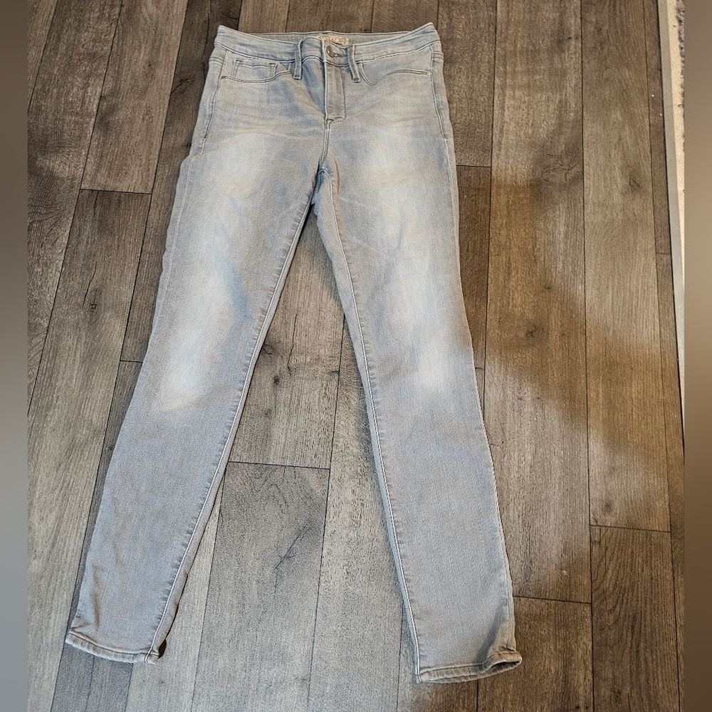 Athleta Grey wash skinny Sculptek jeans size 8